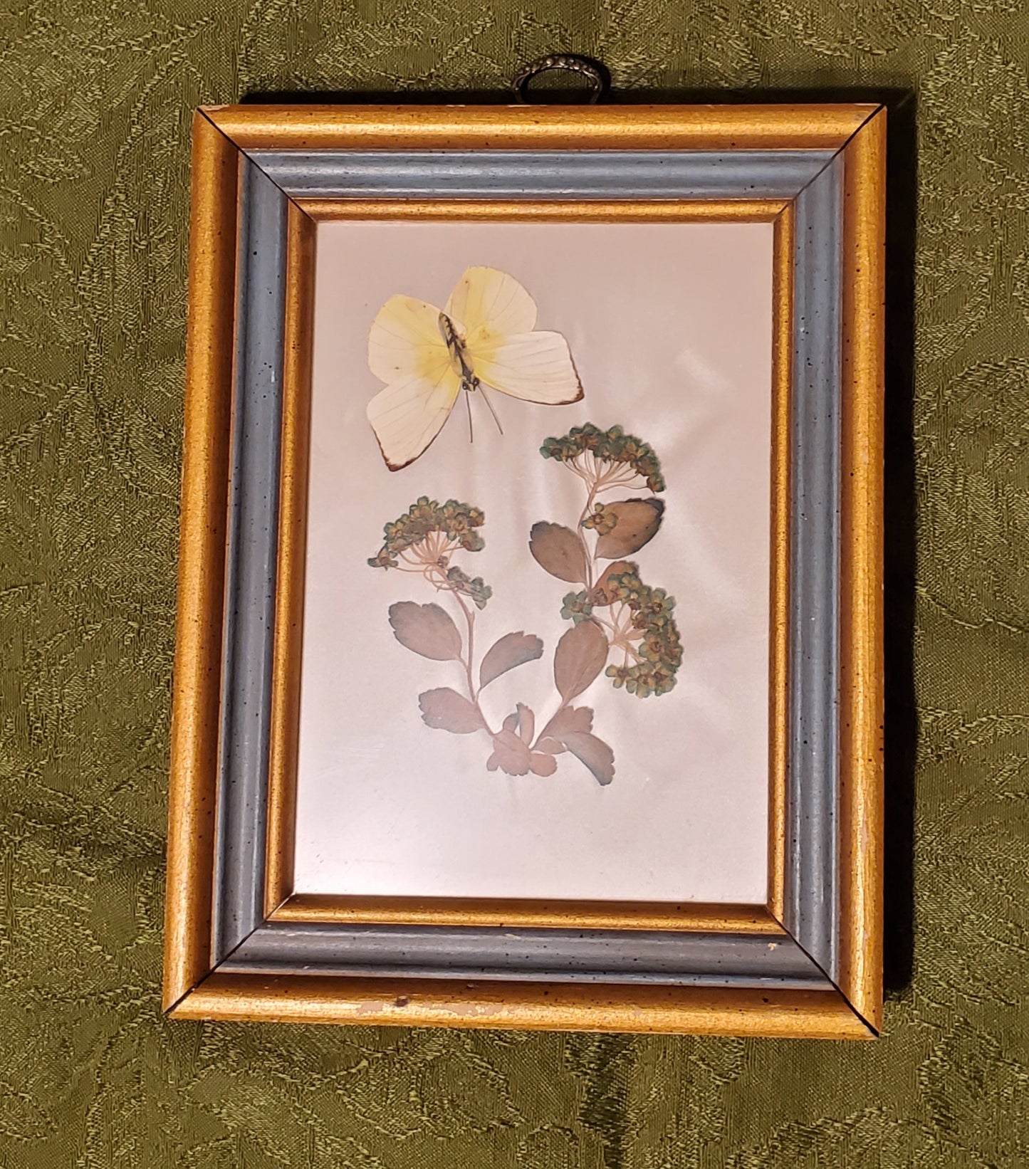 Vintage Pressed Flower Art by Elsie Kraft