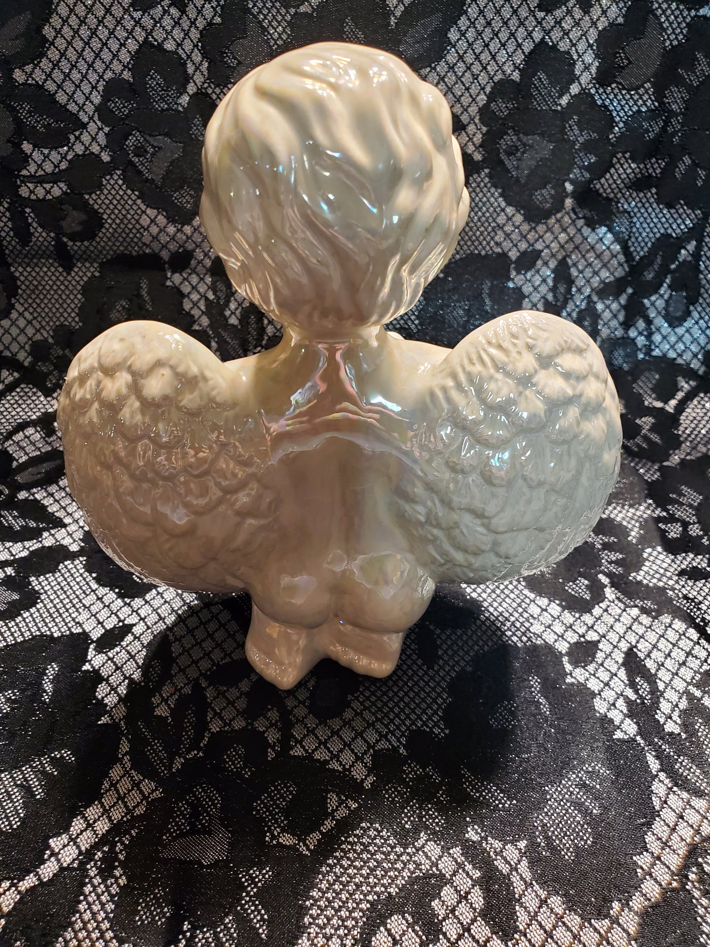 White Iridescent Cherub