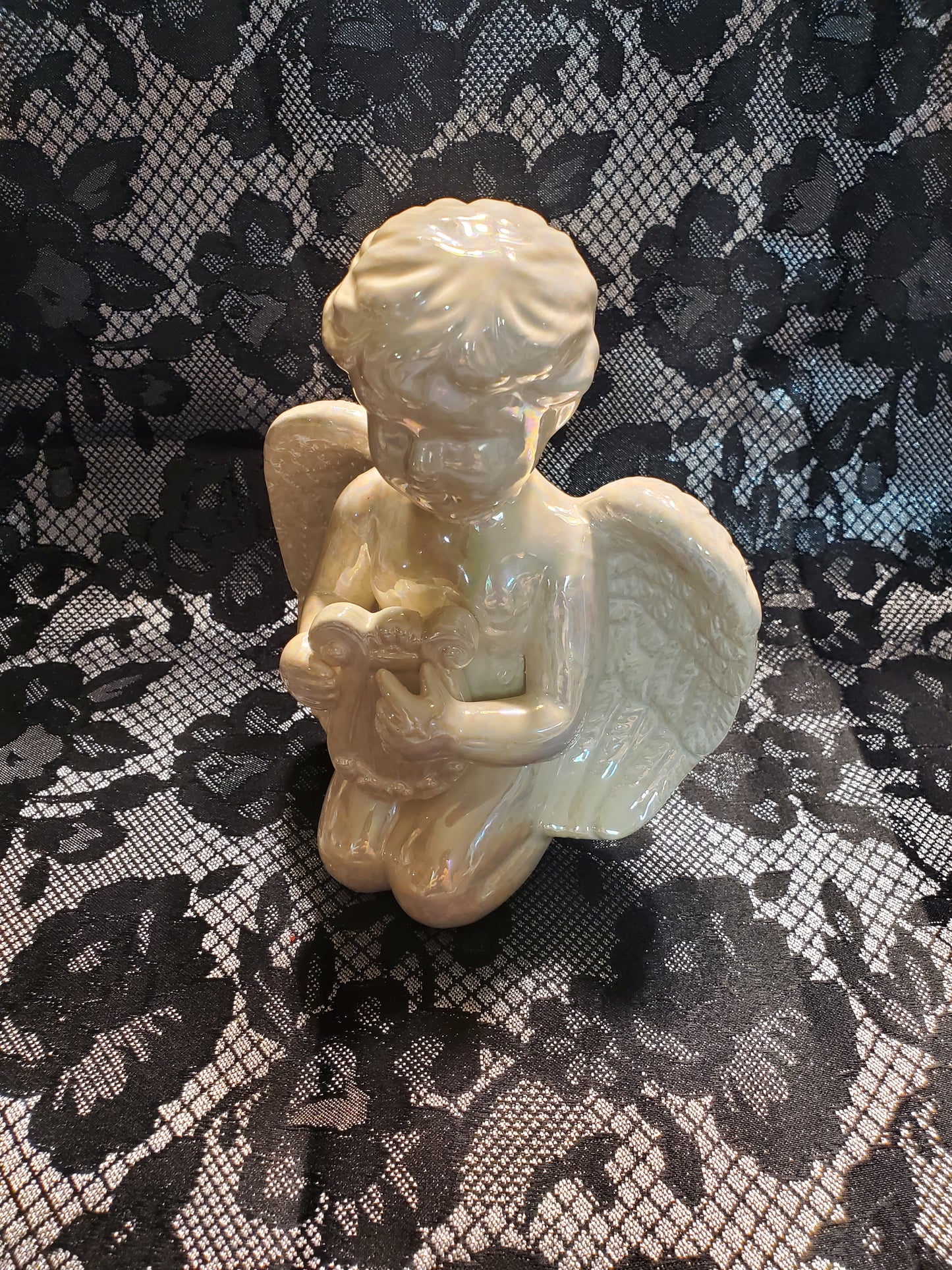 White Iridescent Cherub