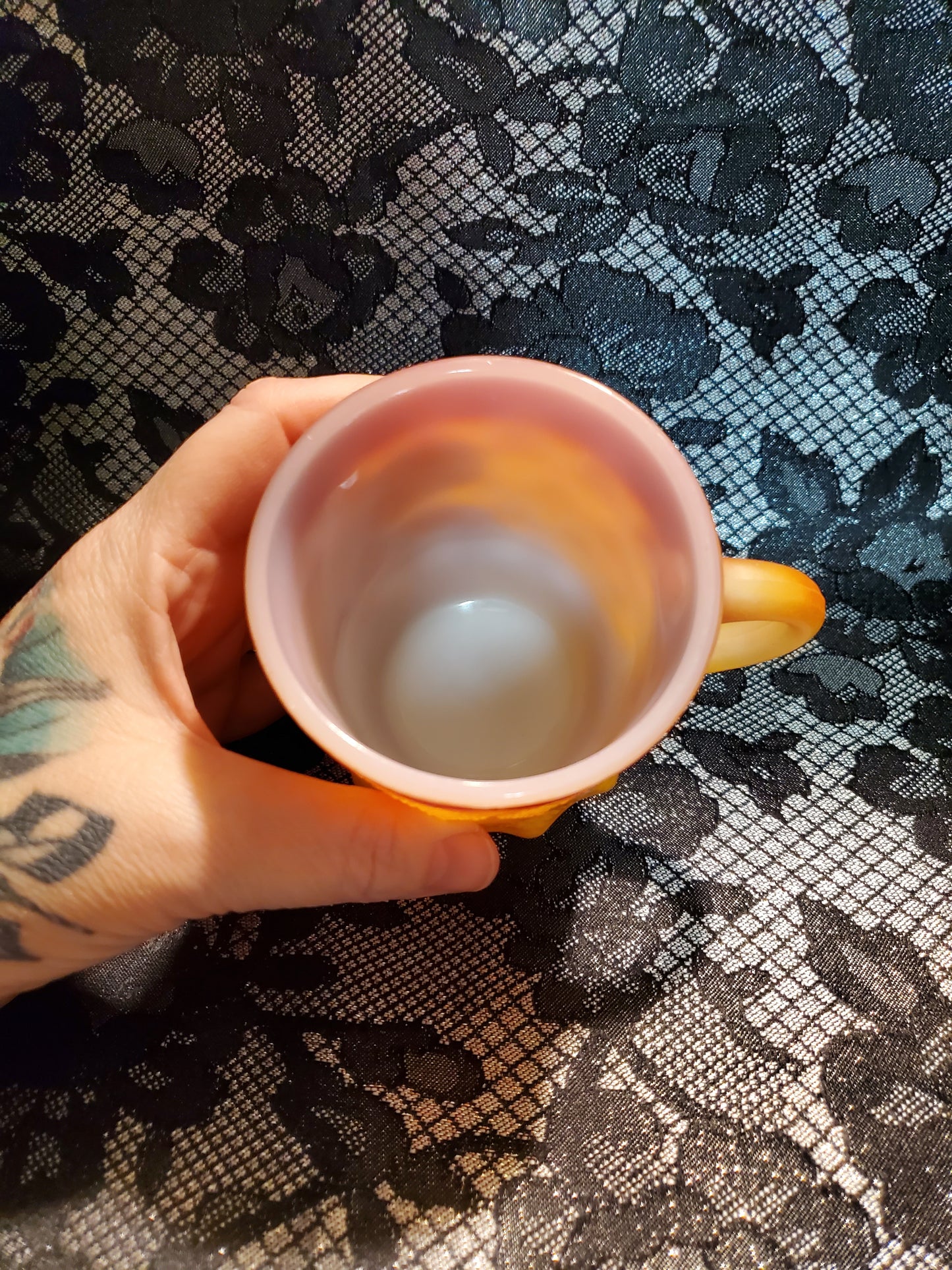Milk Glass Mug