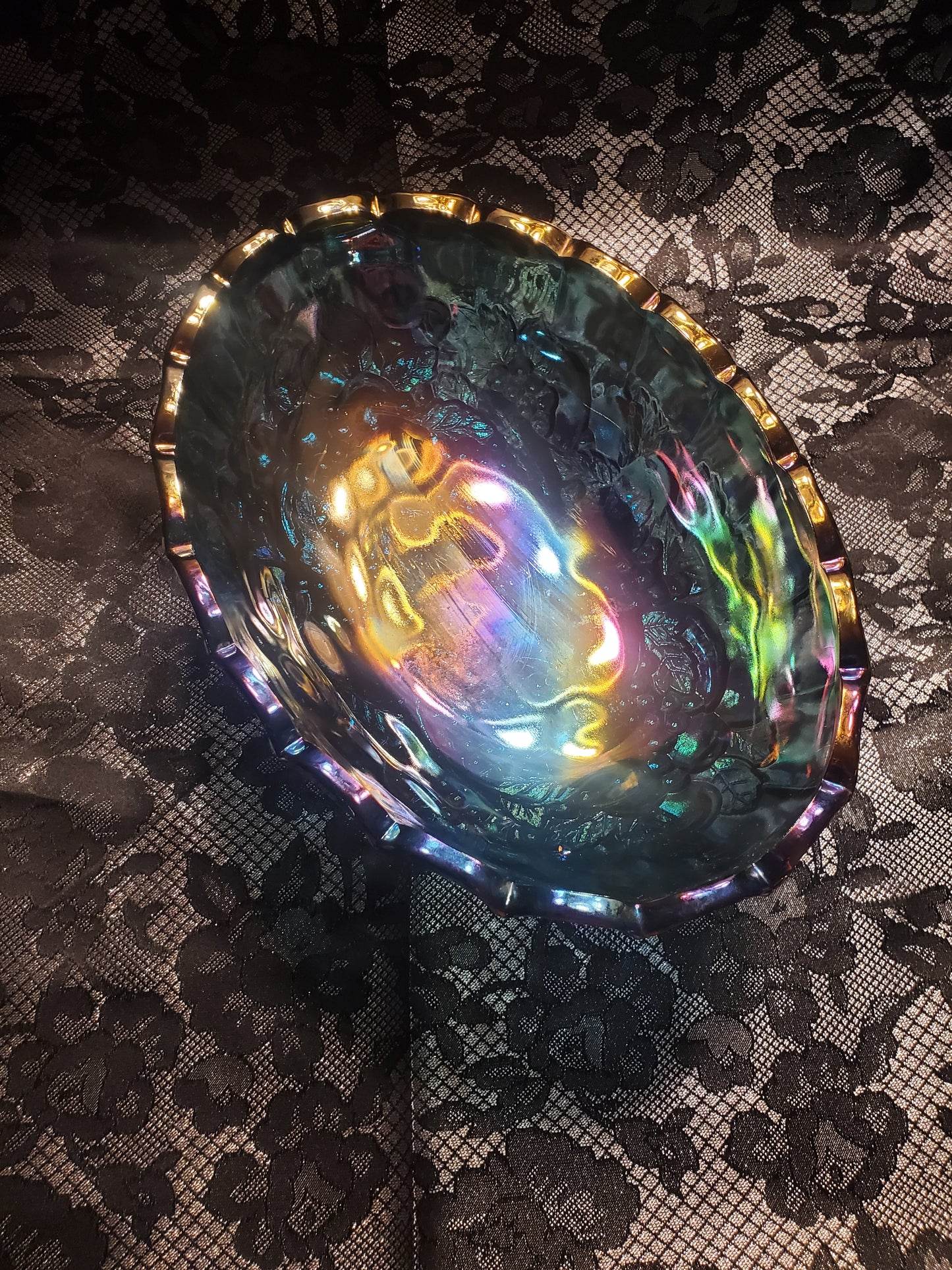 Vintage Footed Fruit Bowl