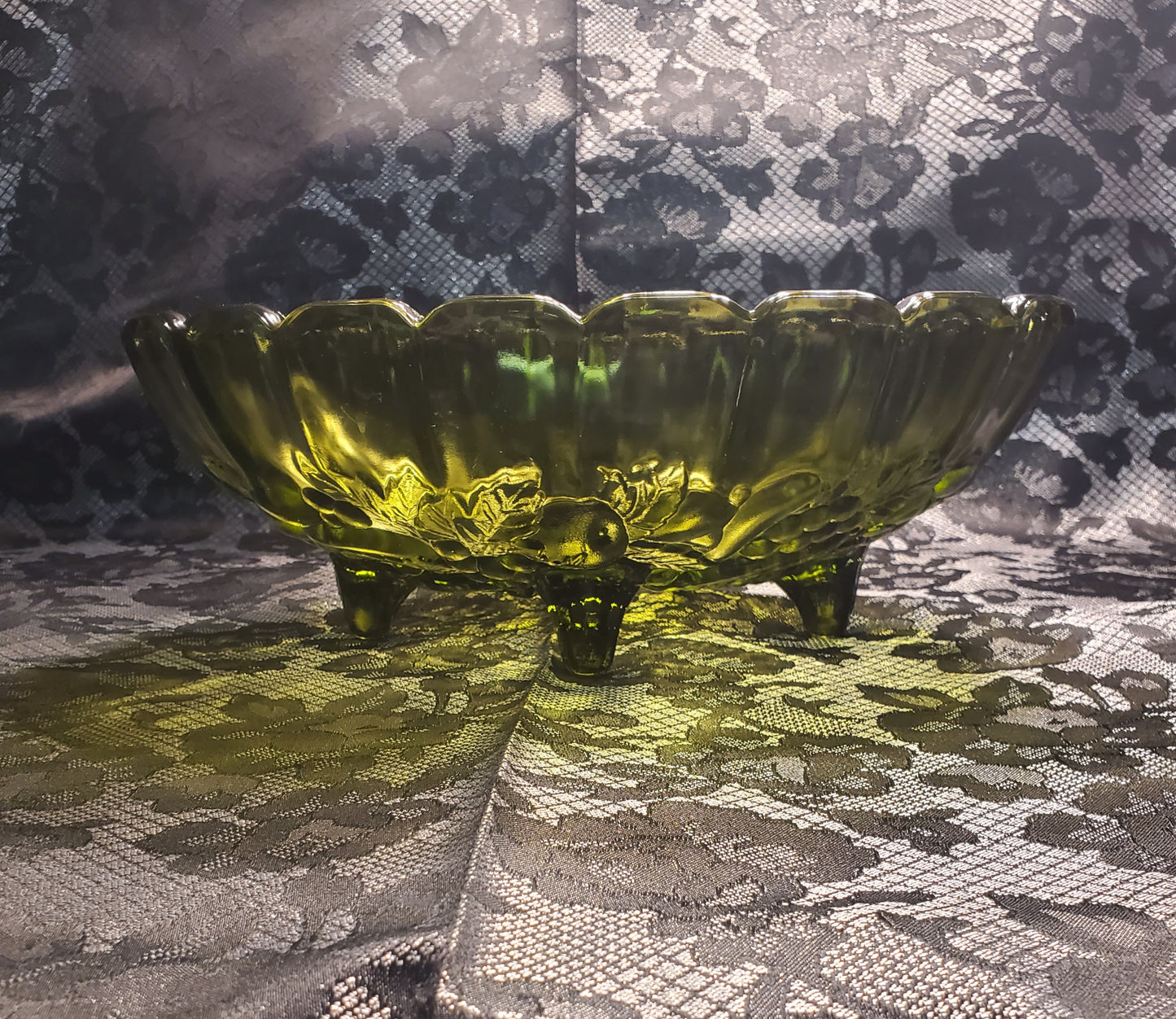 Vintage Footed Fruit Bowl