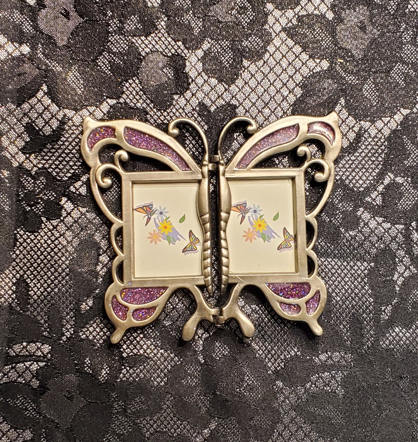Pewter Butterfly Standing Frame
