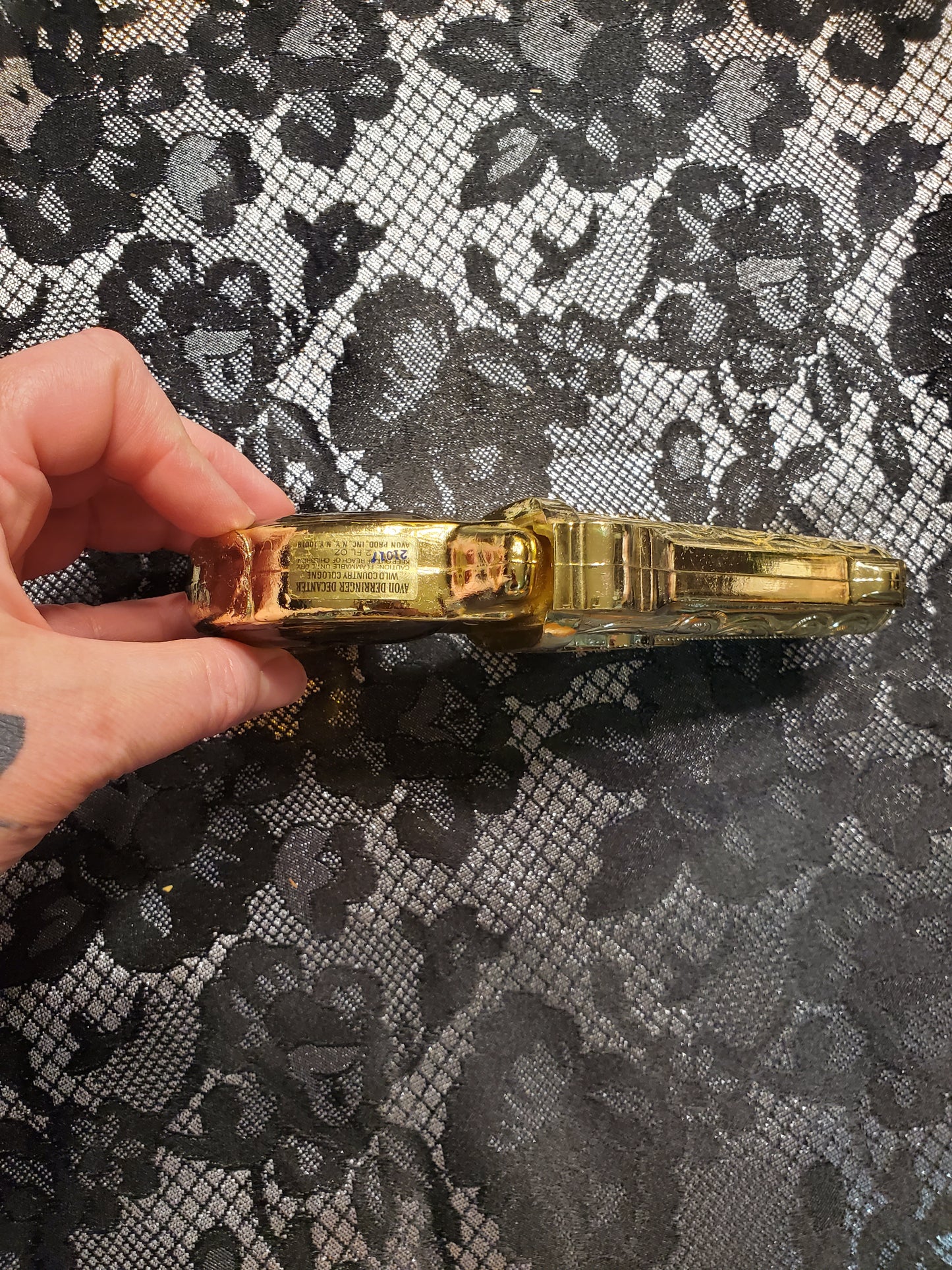 Vintage Avon Derringer Decanter Cologne Bottle