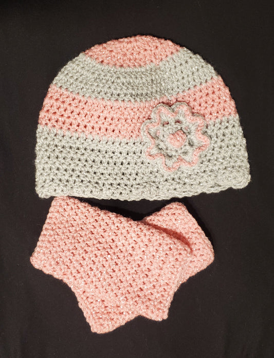 Crochet Beanie & Fingerless Gloves