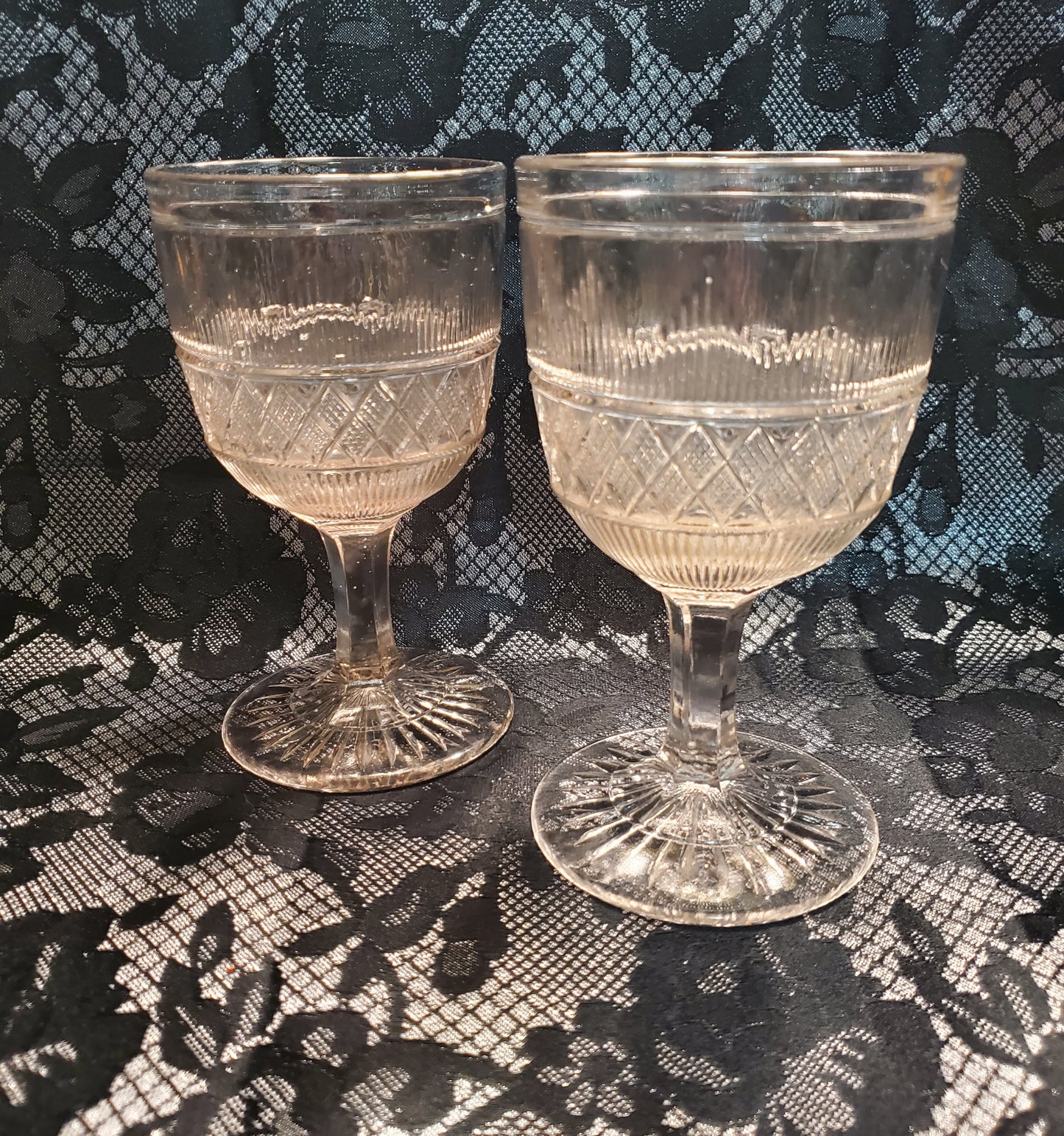 Antique 1860s Water Goblets