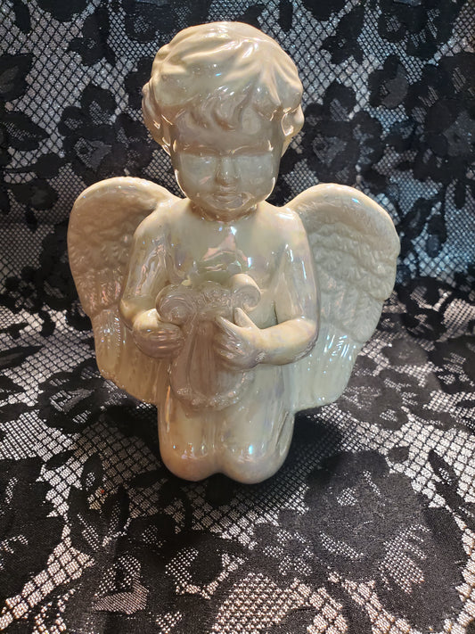 White Iridescent Cherub