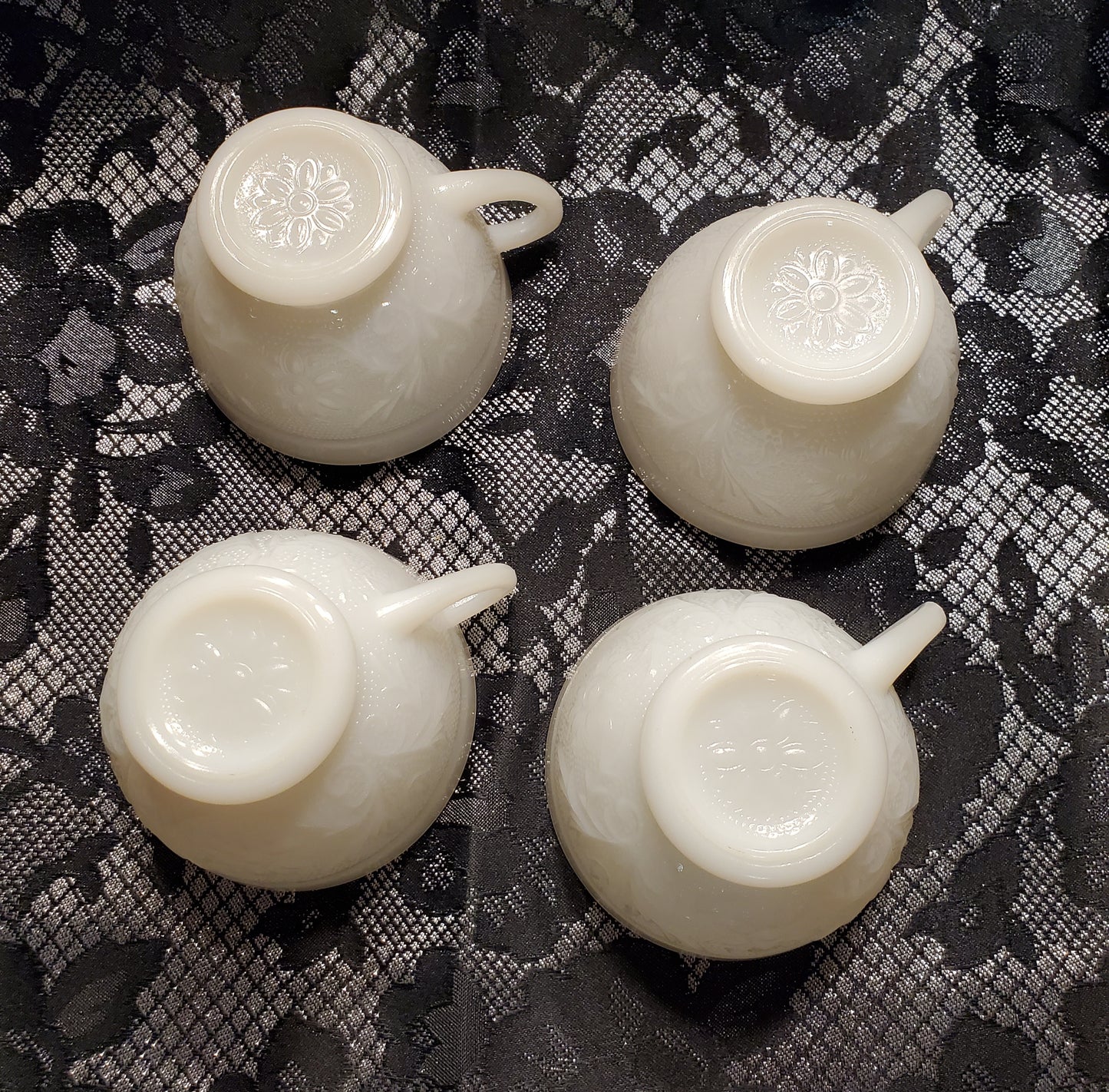 Vintage Milk Glass Tea/Punch Cups