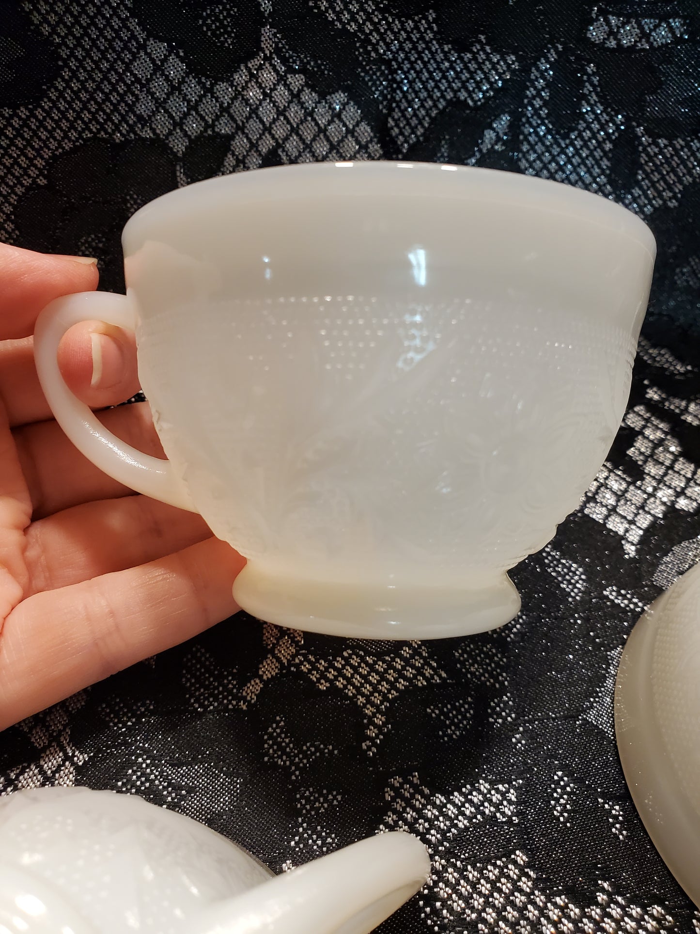 Vintage Milk Glass Tea/Punch Cups