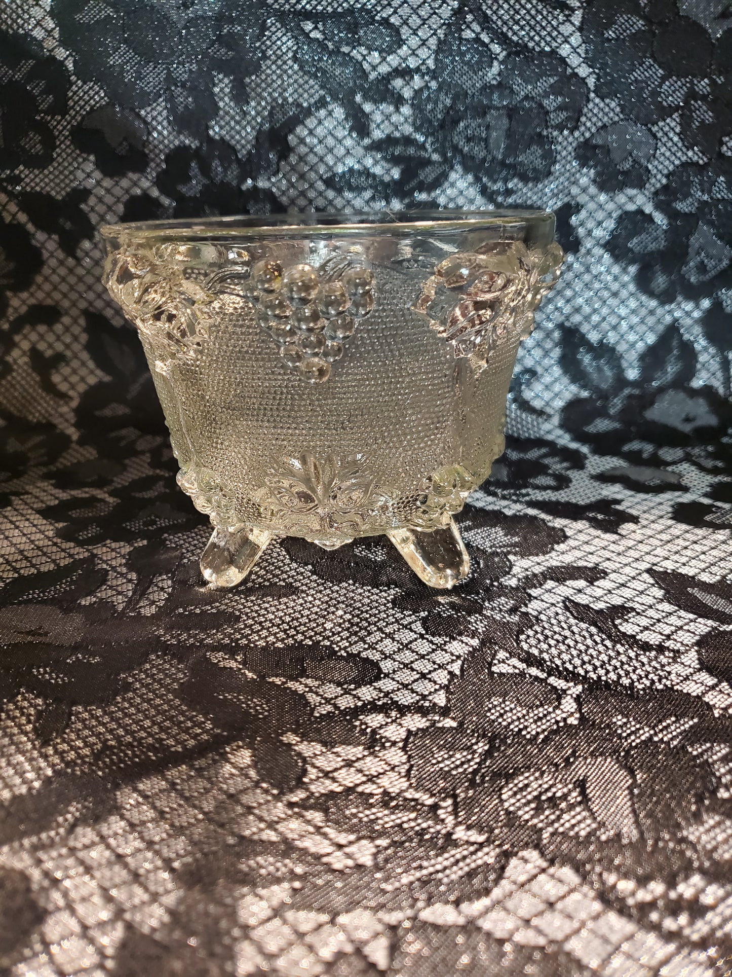 1950s Pressed Glass Candy Dish