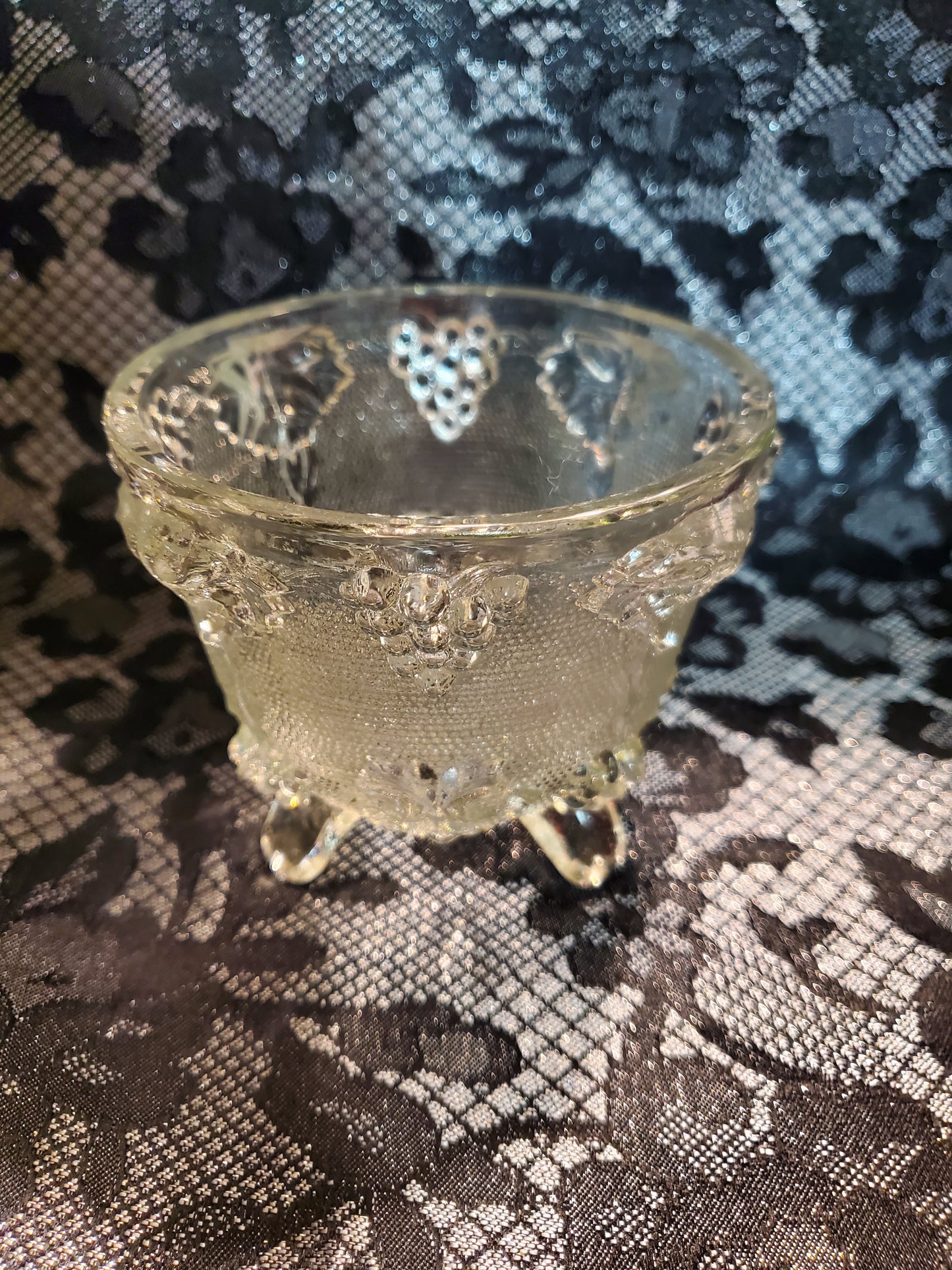 1950s Pressed Glass Candy Dish