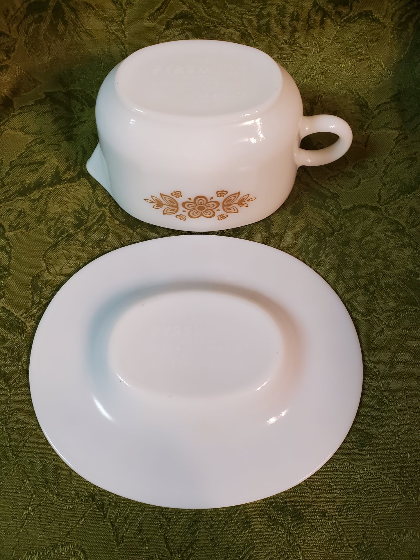 Vintage Gravy Boat & Saucer