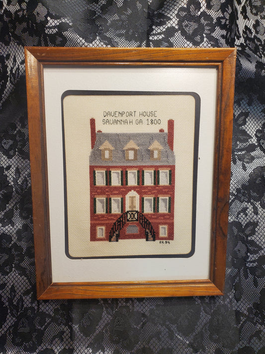 Historic Davenport House Cross Stitch