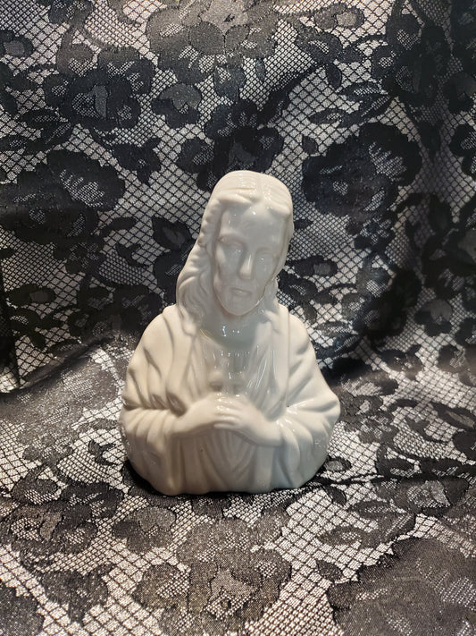 Vintage Ceramic Jesus Bust