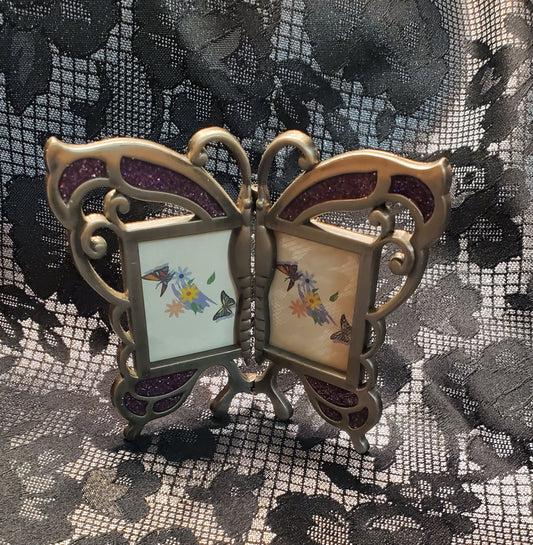 Pewter Butterfly Standing Frame