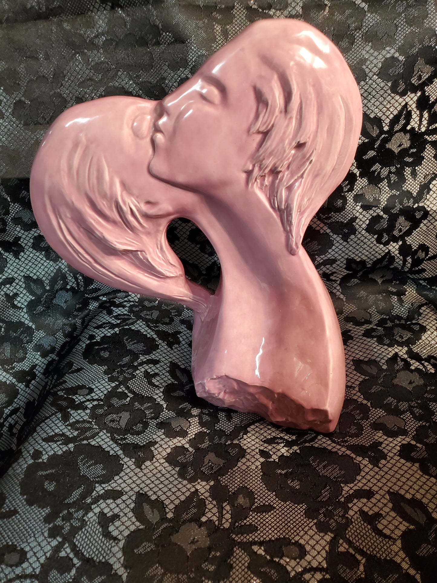 Vintage Ceramic "Faces of Love"