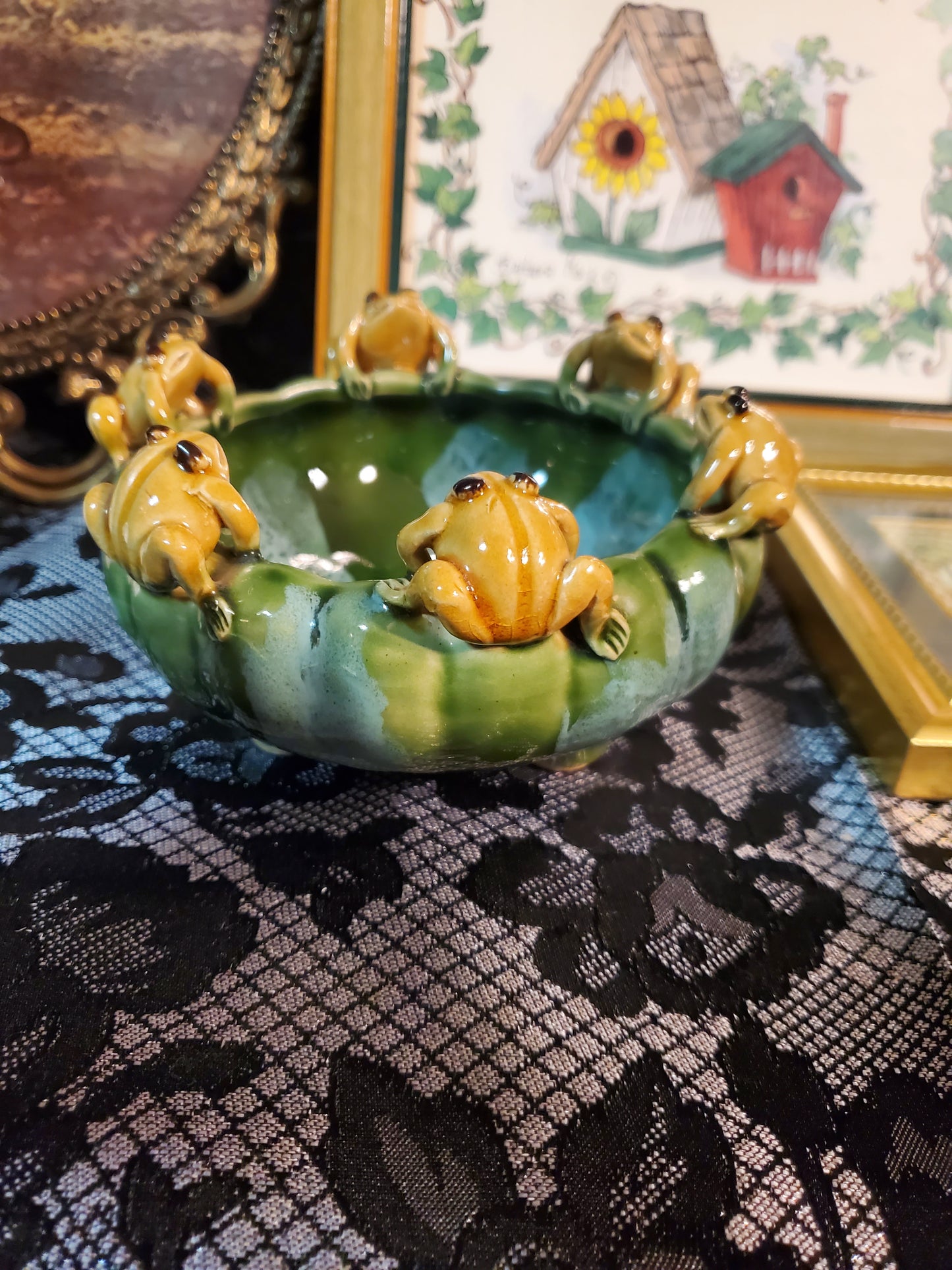 Frog Bowl or Planter