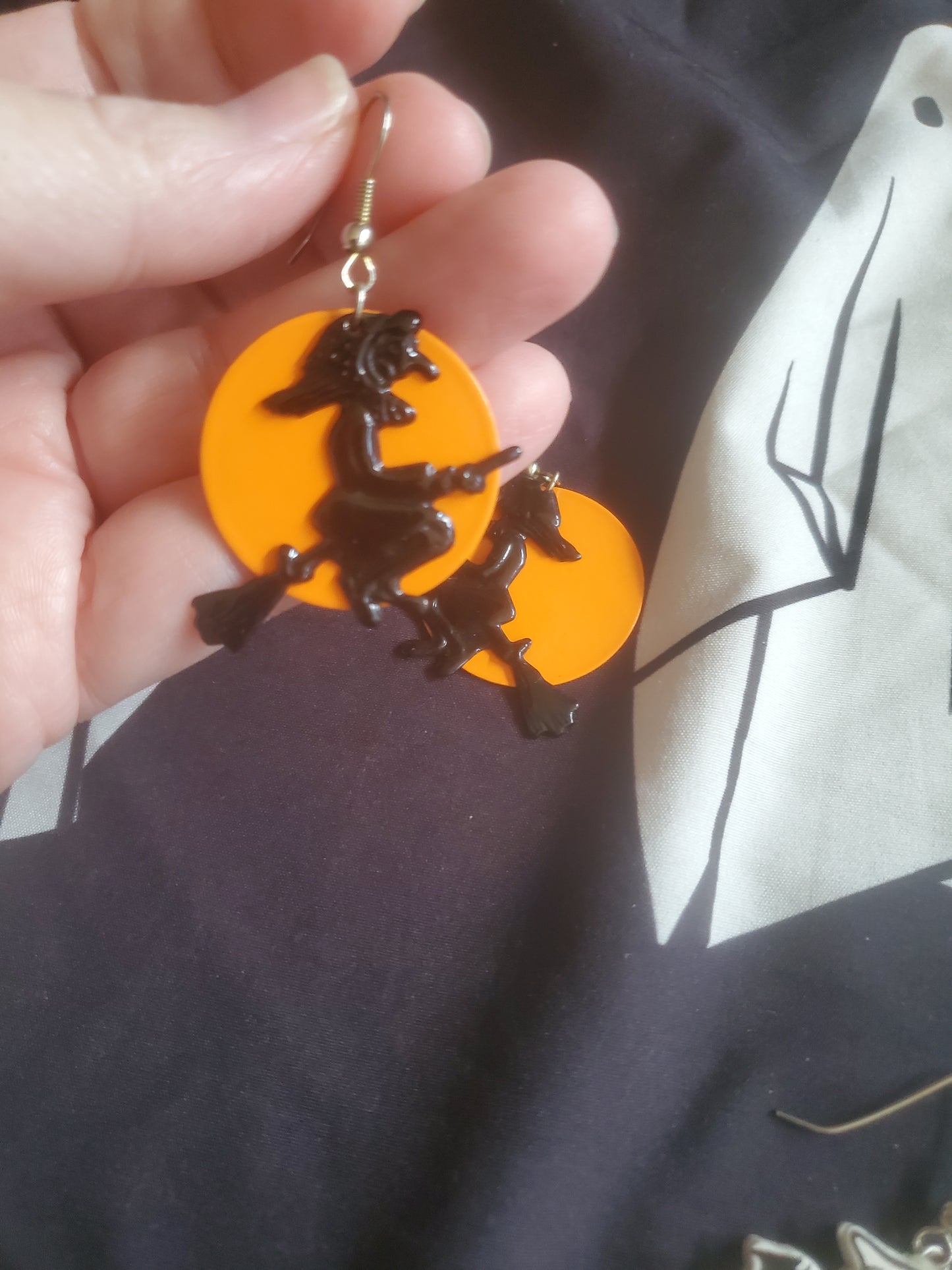 Witch Silhouette Earrings