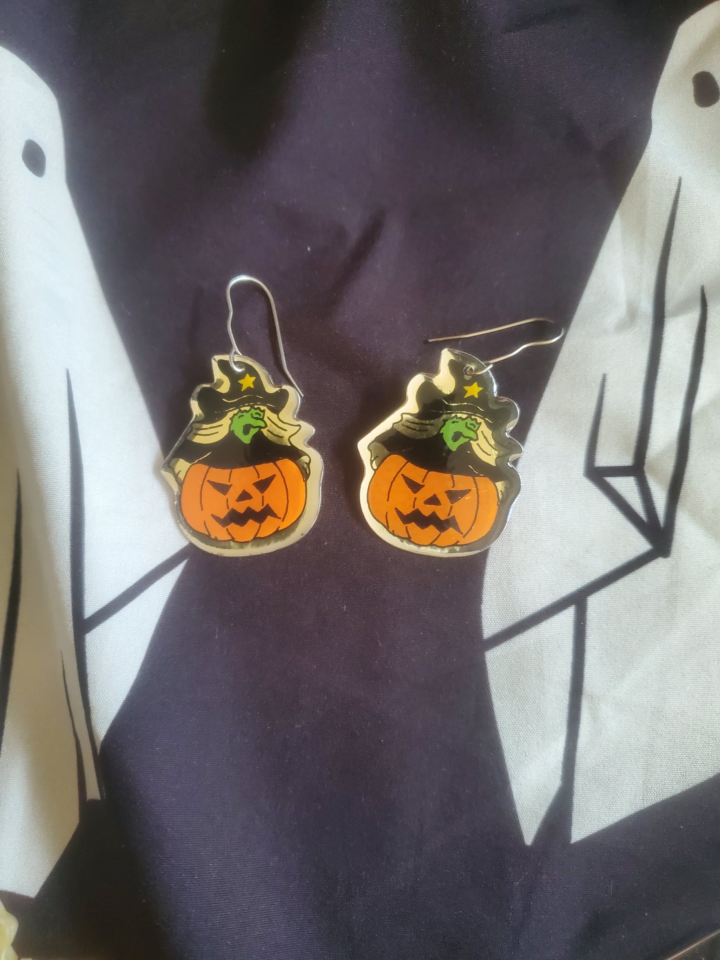 Vintage Witch Earrings