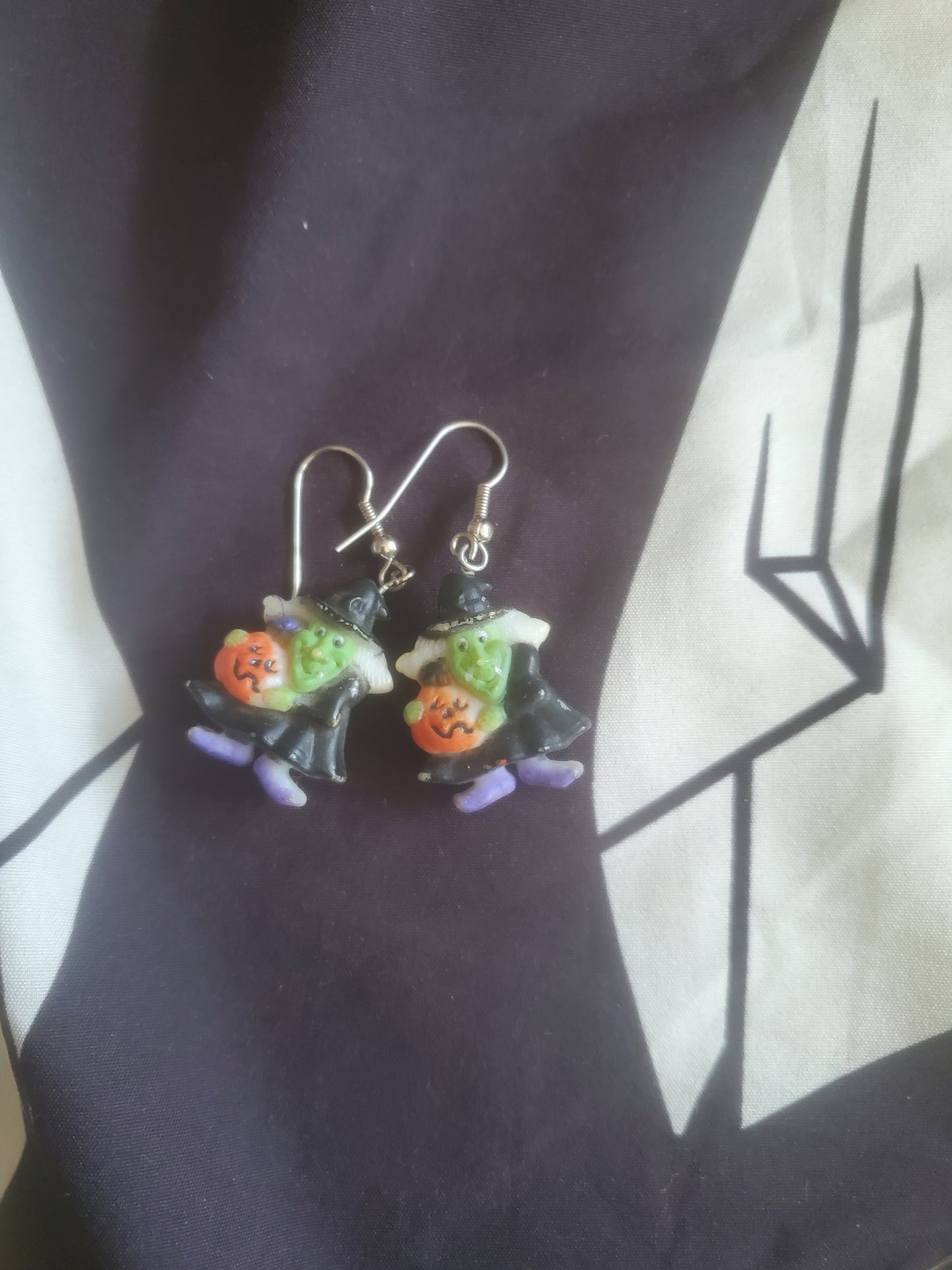 Little Green Witch Earrings