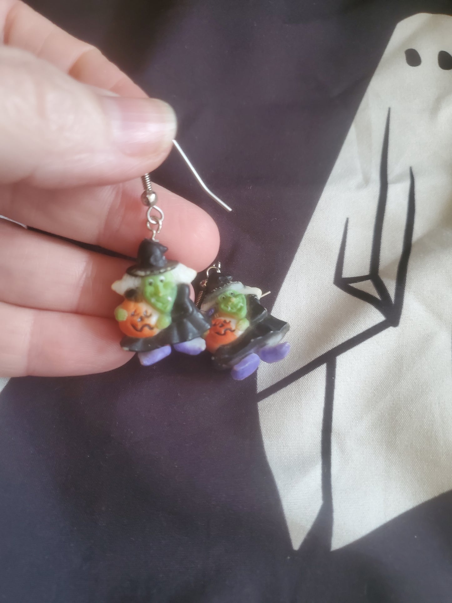 Little Green Witch Earrings
