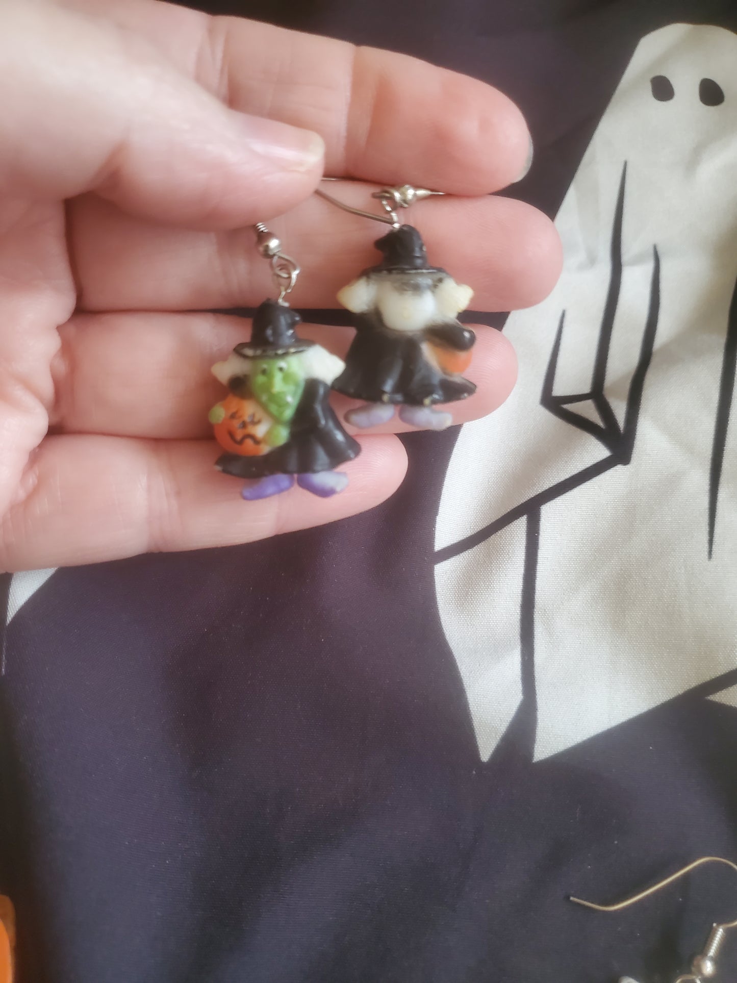 Little Green Witch Earrings
