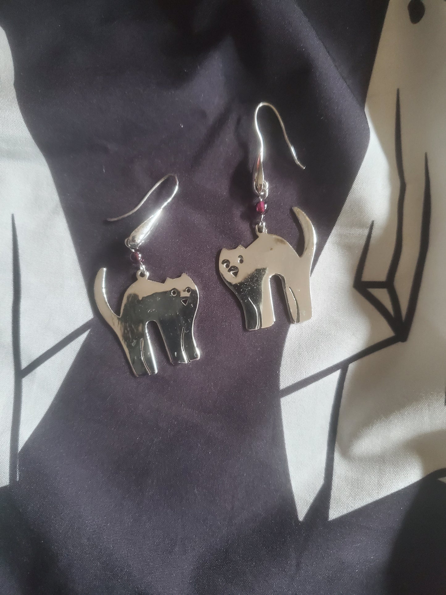 Vintage Cat Earrings